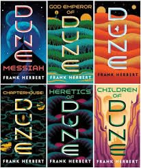 Complete Dune Series Set 1-6 Books Set Dune, Dune Messiah, Children of Dune, God Emperor of Dune, Heretics of Dune, Chapterhouse Dune by Frank Herbert