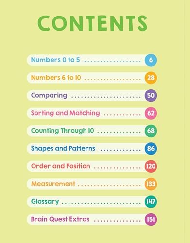 Brain Quest Math Workbook: Pre-Kindergarten by Workman Publishing