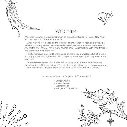 Lunar: A Zodiac Art & Coloring Book (Dover Adult Coloring Books) by Lydia Fenwick