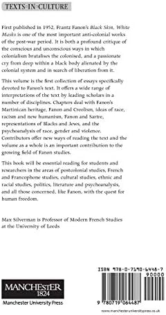 Frantz Fanon's 'Black Skin, White Masks' (Texts in Culture) by Max Silverman