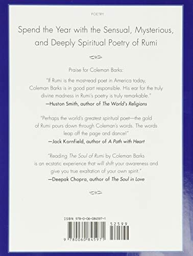 A Year with Rumi: Daily Reflections with the Timeless Poetry of Rumi, Featuring 15 Previously Unpublished Poems for Deepening Connection and Inner Journey by Coleman Barks