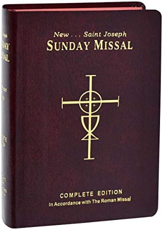 The New Saint Joseph Sunday Missal, Complete Edition (Red Vinyl) by Catholic Book Publishing Corp.