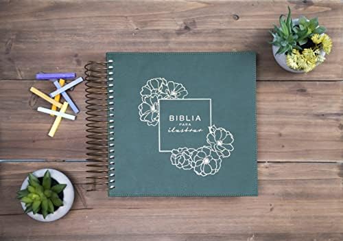 Reina Valera 1960 Biblia para ilustrar, verde símil piel (Spanish Edition) by B&H Español Editorial Staff