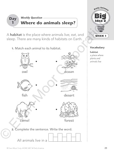 Evan-Moor Daily Science, Grade 1 Student Book by Evan-Moor Educational Publishers