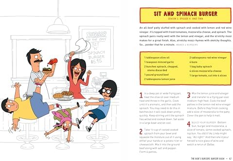 The Bob's Burgers Burger Book: Real Recipes for Joke Burgers by Loren Bouchard