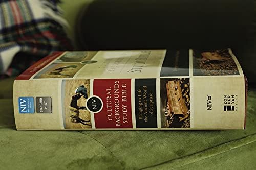 NIV, Cultural Backgrounds Study Bible (Context Changes Everything), Hardcover, Red Letter: Bringing to Life the Ancient World of Scripture by Zondervan