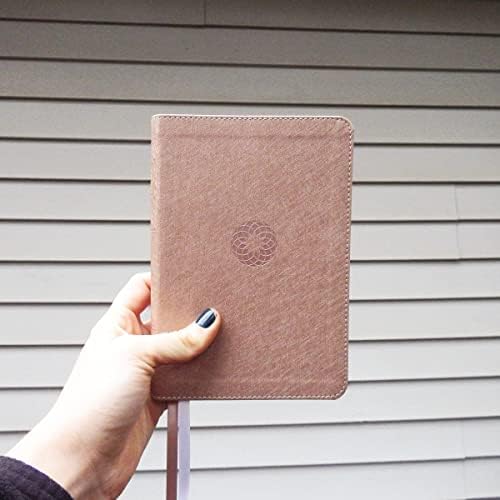NIV, Larger Print Compact Bible(8.5-Point Print Size), Leathersoft, Pink, Red Letter, Comfort Print by Zondervan
