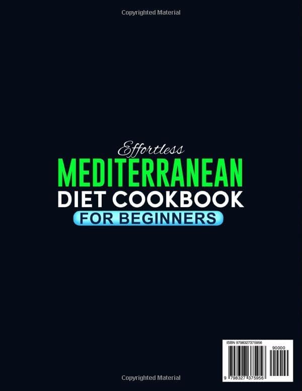 Effortless Mediterranean Diet Cookbook for Beginners: 2100 Days of Easy, Fast, and Delicious Recipes | Includes a 60-Day Meal Plan for a Smooth Transition to Wellness | Ready in Less Than 30 Minutes by Vivian Ricci