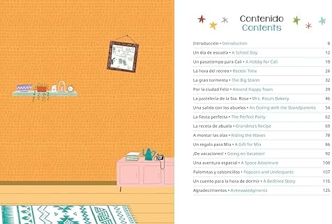 Cali's Fun Bilingual Tales: 5-Minute Stories in Spanish and English by Jorja Colley
