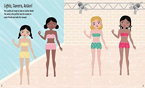 My Sticker Dress-Up®: Fashionista: Reusable Sticker Activity Book for Endless Creative Play! by Louise Anglicas
