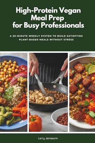 High-Protein Vegan Meal Prep for Busy Professionals: A 20-Minute Weekly System to Build Satisfying Plant-Based Meals Without Stress by Larry Jamesonn