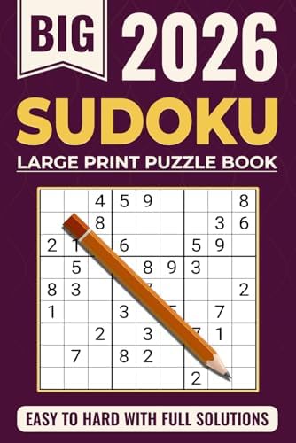 Sudoku Book for Adults - Large Print: Sudoku Puzzle Book with Solutions - The Perfect Challenge for All Skill Levels by Kimokotoo Publishing