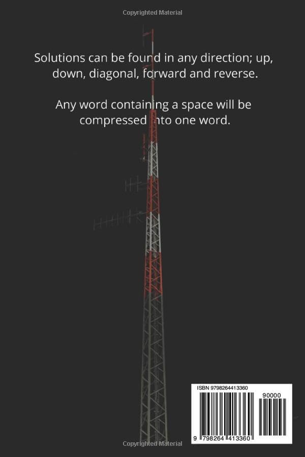 Ham Radio Word Search: Word Search Puzzles with Easy to Read print about Amateur Radio, antennas, electronics & More | 6x9 inches, 110 pages | ... Holidays, Stress Relief, Leisure Time by JB Ham