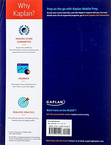 NCLEX-RN Prep Plus: 2 Practice Tests + Proven Strategies + Online + Video (Kaplan Test Prep) by Kaplan Nursing