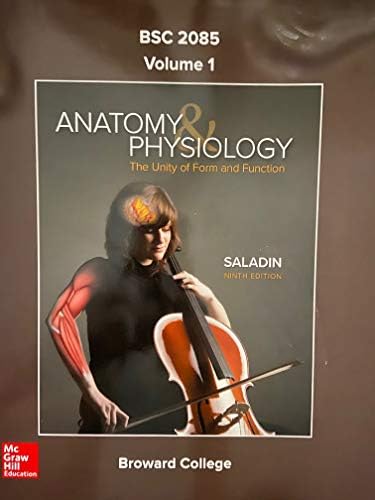 Anatomy and Physiology, Volume 1 (BSC2085 Custom) - 9th edition by Kenneth S. Saladin