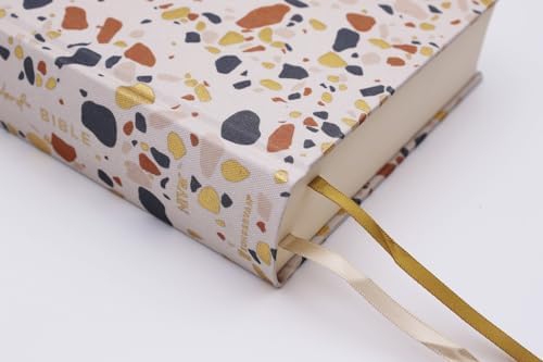 NIV, Journal the Word Bible (Perfect for Note-Taking), Cloth over Board, Cream, Red Letter, Comfort Print: Reflect, Take Notes, or Create Art Next to Your Favorite Verses by Zondervan