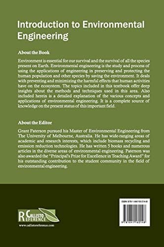 Introduction to Environmental Engineering by Grant Paterson