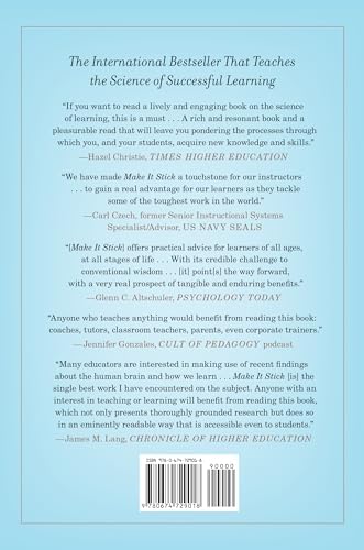 Make It Stick: The Science of Successful Learning by Peter C. Brown