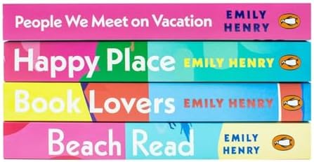 Emily Henry 4 Books Collection Set (Book Lovers, Beach Read, People We Meet on Vacation and Happy Place) by Emily Henry