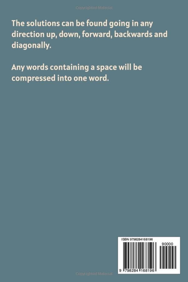 Gentle Brain Games Word Search Puzzle Book: Easy to Read Print for seniors with dementia, alzheimer's | 6x9 inches, 110 Pages | 50+ Puzzles Gift for you love one's (Gentle Brain Games Puzzle Books) by Keith CA