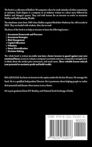 The Intelligent Investor's Mistakes: Warren Buffett by Balaji Kasal