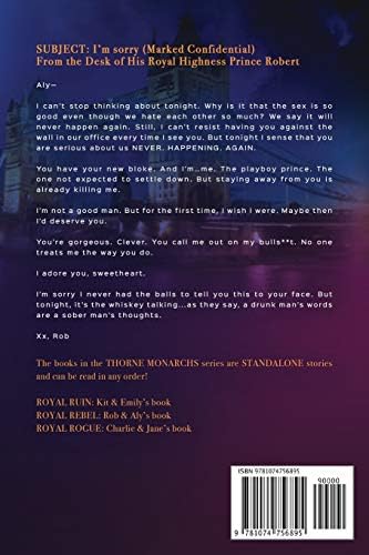 Royal Rebel: An Enemies-to-Lovers Romance (Thorne Monarchs) by Jessica Peterson