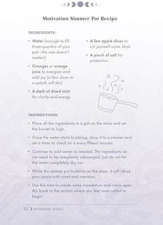 Mundane Magic: A Lazy Witch's Guide to Hacking Your Brain, Building a Daily Practice, and Getting Stuff Done by Molly Donlan