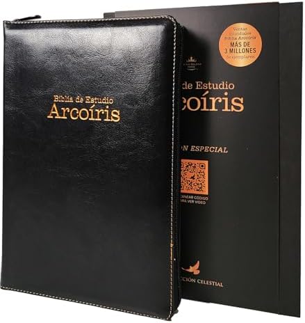 Biblia de Estudio Arco Iris Reina Valera 1960 con Cierre e Indice en Español (Spanish Edition) by Reina Valera 1960
