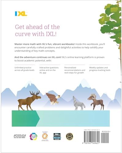 IXL The Ultimate 7th Grade Math Workbook, Middle School Books for Kids Ages 12-13 Covering Geometry, Algebra, Probability, Ratio, and More Mathematics (IXL Ultimate Workbooks) by IXL Learning