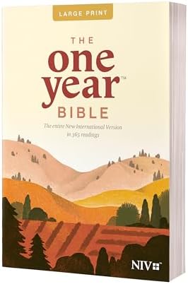 NIV The One Year Bible Premium Slimline/Large Print-Softcover by Tyndale