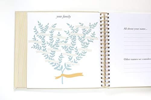 The Baby Memory Book: Beautiful Modern Baby Book and Scrapbook for Baby's First Years to Track Special Moments, Milestones and Growth from Pregnancy to First 5 Years by Paper Peony Press