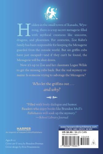 The Menagerie: A Thrilling Fantasy Adventure About Griffin Cubs Escaping a Secret Facility for Kids (Ages 8-12) by Tui T. Sutherland