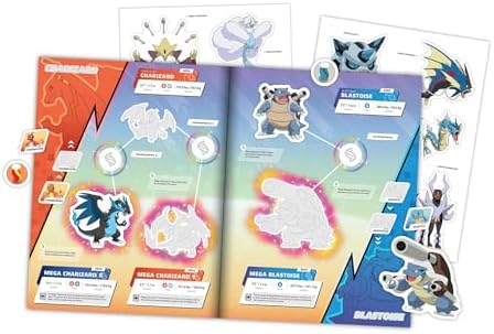 Pokémon The Official Mega Evolutions Sticker Book (Pokemon Pikachu Press) by Pikachu Press