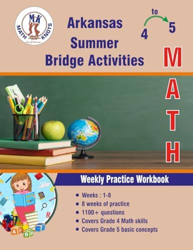 GRADE 4 TO 5 : ARKANSAS Summer Math Bridge Activities by Gowri Vemuri