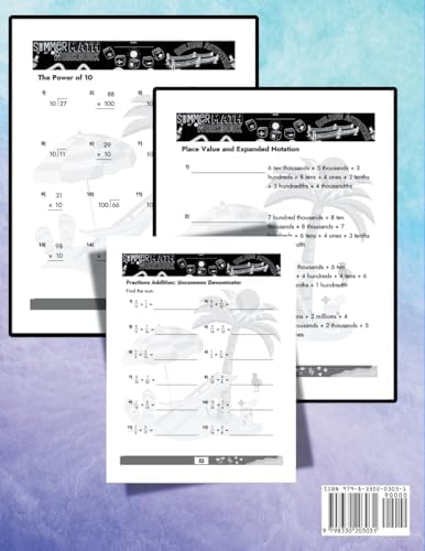 Summer Math Workbook 4-5 Grade Bridge Building Activities: 4th to 5th Grade Summer Essential Skills Practice Worksheets by Summer Bridge Building