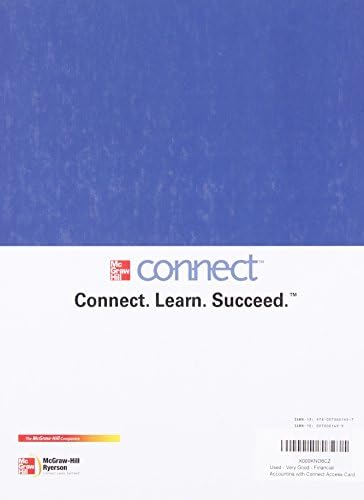 Financial Accounting with Connect Access Card, Fourth CDN Edition by Robert Libby