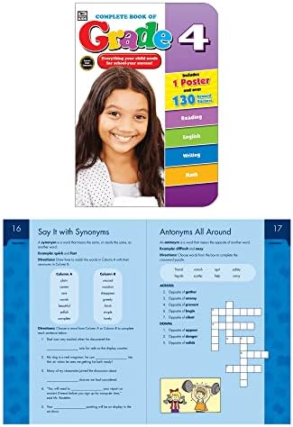 Carson Dellosa Complete Book of Grade 4 Workbook by Thinking Kids