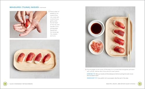 Sushi Cookbook for Beginners: 100 Step-By-Step Recipes to Make Sushi at Home by Chika Ravitch