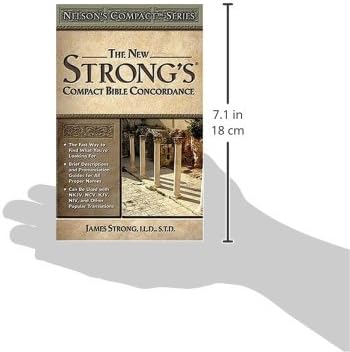 The New Strong's Compact Bible Concordance (Nelson's Compact) by James Strong