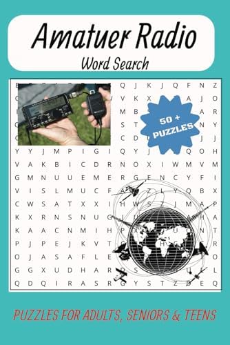 Amateur Radio Word Search: Fun Puzzles for the Amateur Radio Operator | 6x9 size book | 50+ puzzles and solutions | Down Time While Waiting for rag chewing by Steven R Smith