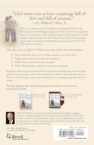 His Needs, Her Needs Participant's Guide: Making Romantic Love Last – A 6-Week Marriage Workbook and Study Guide for Couples by Willard F. Harley Jr.