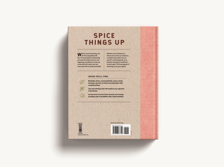 The Encyclopedia of Seasoning: 350 Marinades, Rubs, Glazes, Sauces, Bastes and Butters for Every Meal (Encyclopedia Cookbooks) by The Coastal Kitchen