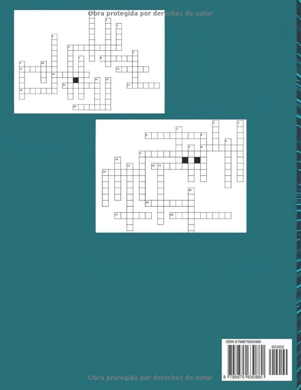 111 CRUCIGRAMAS: En español para adultos 2222 palabras, libro de actividades para desafiar tu mente (Spanish Crosswords) (Spanish Edition) by Maribel Ortega