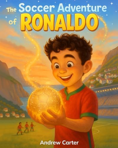 The Soccer Adventure of Ronaldo: Illustrated Soccer Book for Kids 5–9 | Inspiring Biography of Cristiano Ronaldo, Hard Work & Believing in Yourself (Illustrated Soccer Biographies) by Andrew Carter
