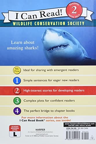 Amazing Sharks!: A Level 2 Science Reader About Ocean Wildlife for Kids (Ages 4-8) (I Can Read Level 2) by Sarah L. Thomson