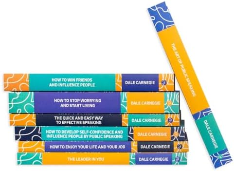 Dale Carnegie 7 Book Collection Set: How to Win Friends and Influence People, How to Stop Worrying and Start Living & More – Self Help Paperback Set by Dale Carnegie