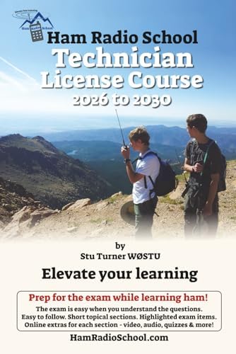 Ham Radio School Technician License Course 2026-2030 by Stu Turner