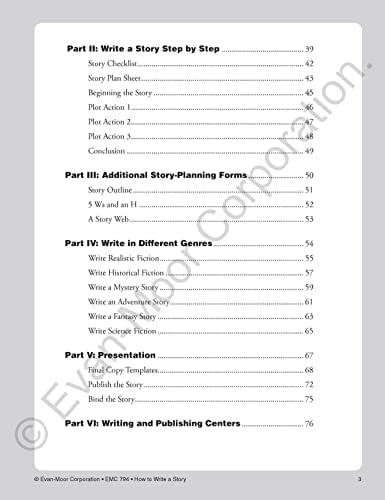 How to Write a Story, Grades 4-6+ by Evan-Moor Educational Publishers