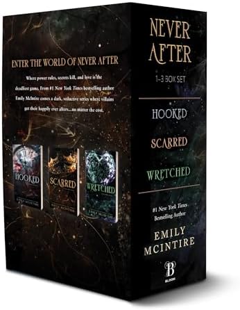 Never After Series Boxed Set, Books 1-3: Hooked, Scarred, and Wretched by Emily McIntire