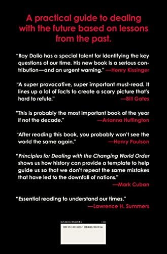 Principles for Dealing with the Changing World Order: Why Nations Succeed and Fail by Ray Dalio